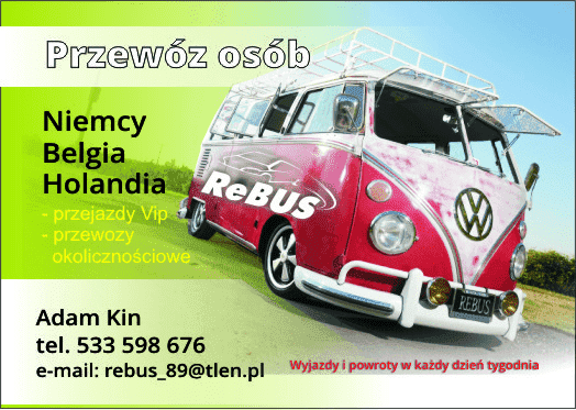 "Rebus" Przewóz Osób Adam Kin — zdjęcie 1