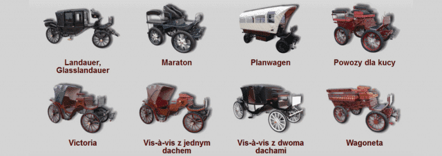 KONIECZNY Powozy konne/ Bryczki/ Pojazdy zabytkowe i dorożki