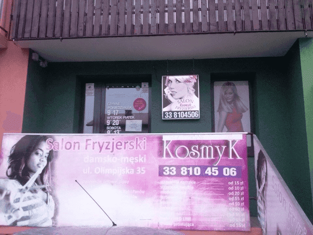 "Olimp" Salon fryzjerski KOSMYK, bar DREWNIOK Zdzisłwa Steciuk  — zdjęcie 5